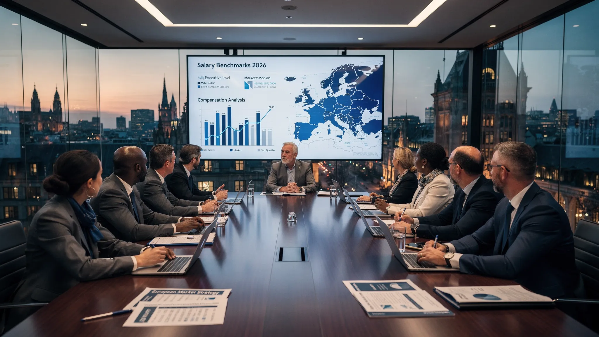 Cybersecurity-Gehaltsbenchmark Europa