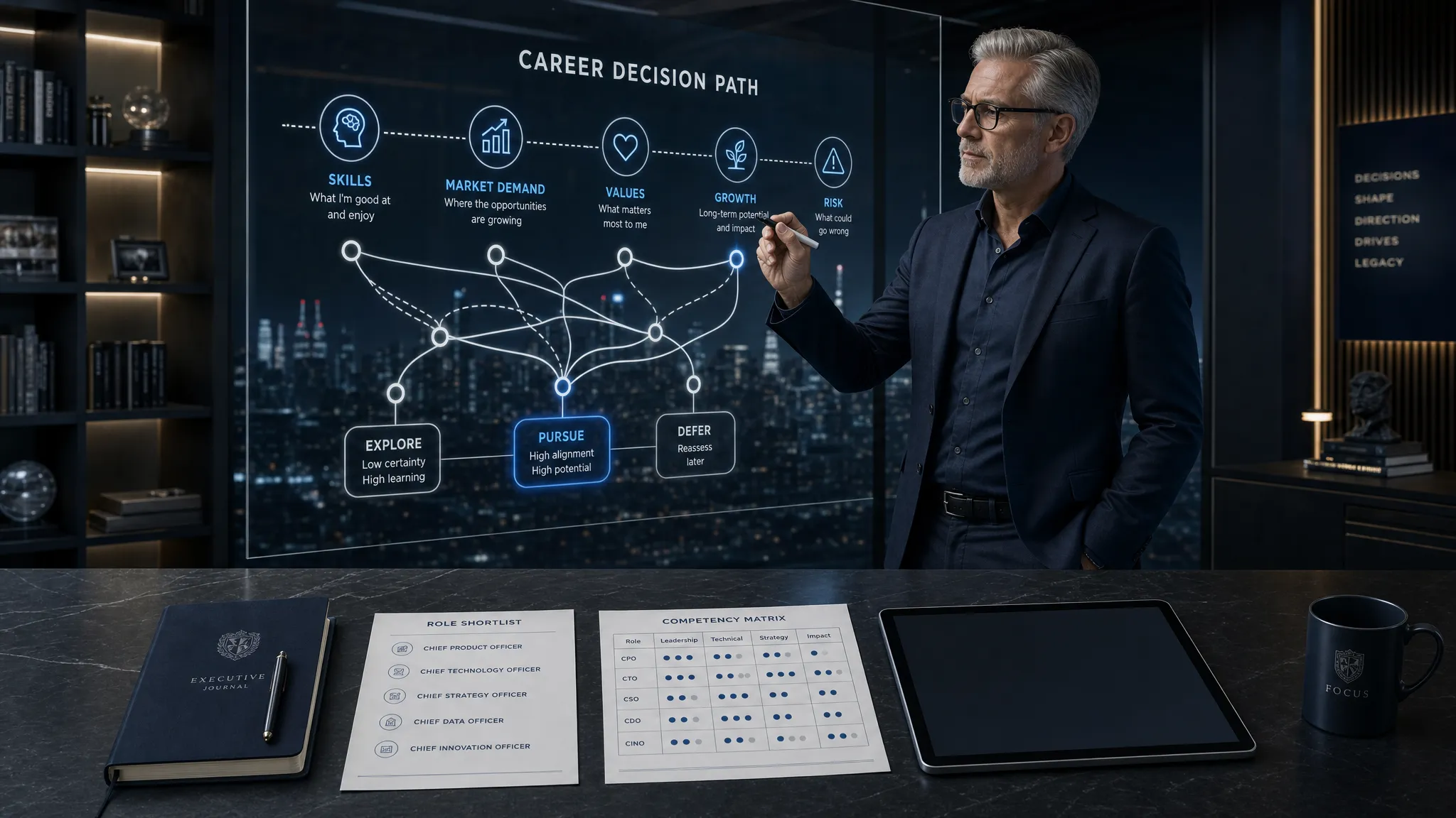 Cadre de reconversion professionnelle pour les leaders tech en 2026