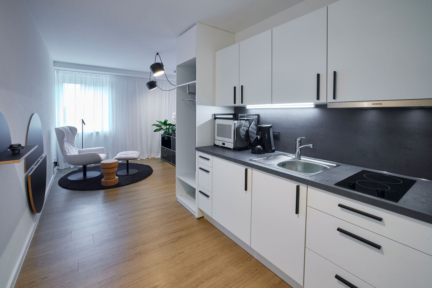 Ansicht 1-Zimmer möbliert