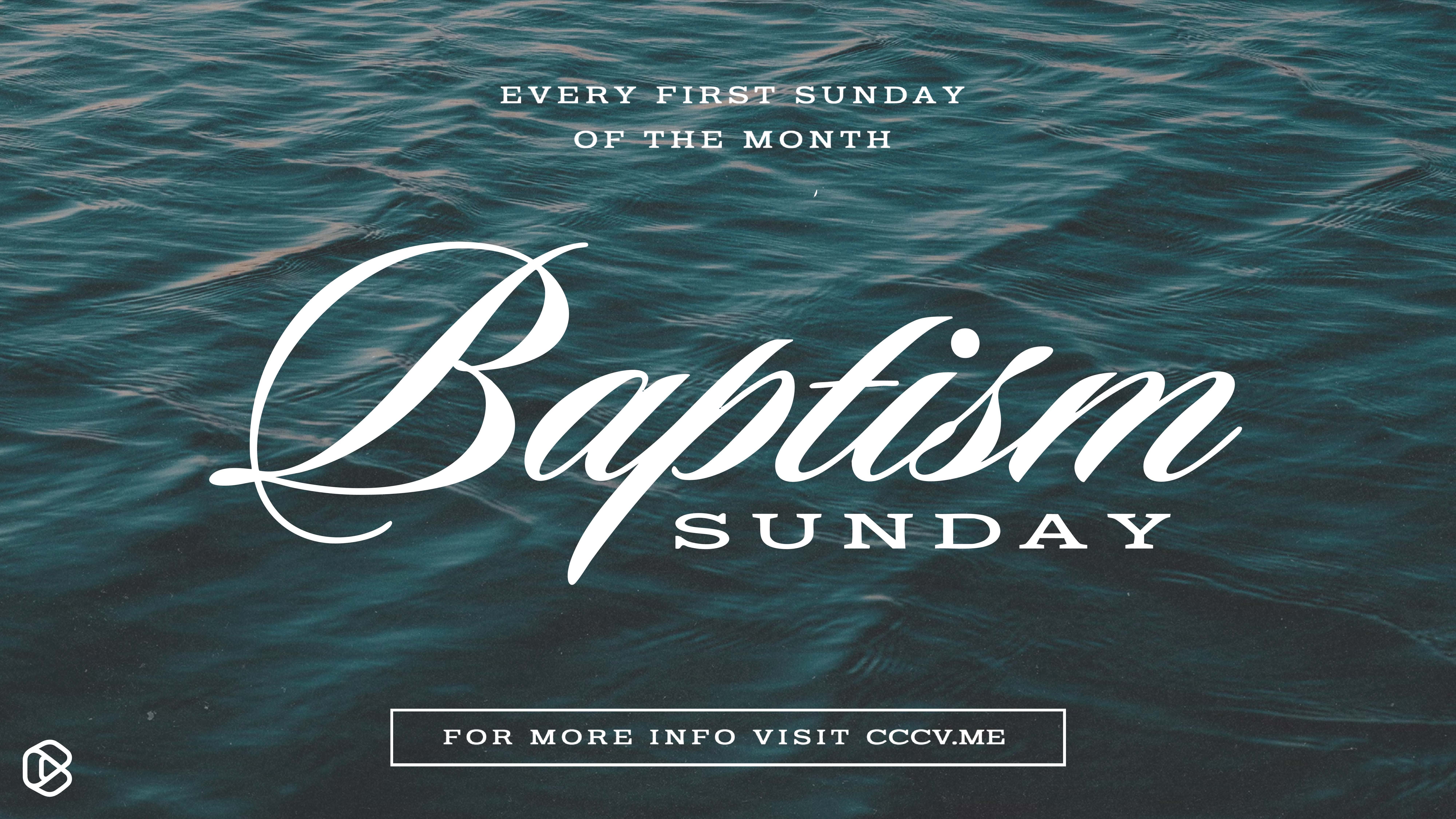 Baptism Sunday