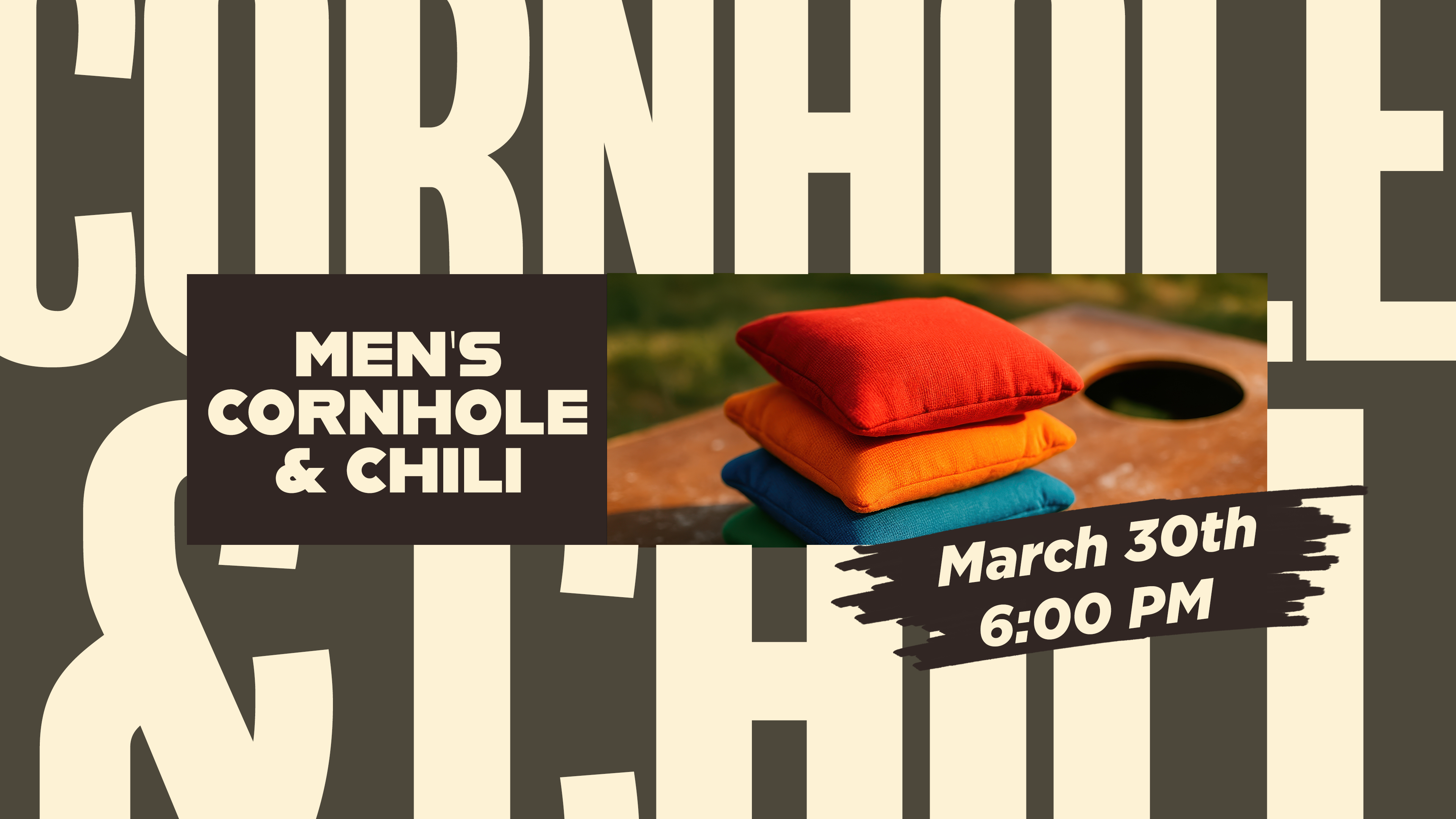 Men's Cornhole & Chili