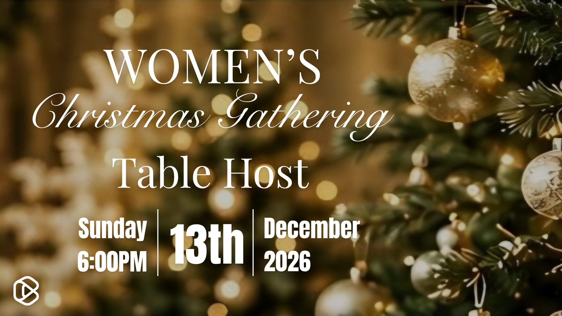 Women's Christmas Gathering Table Hosts