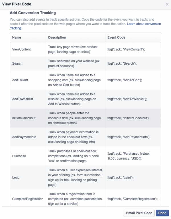 Add Conversion Tracking