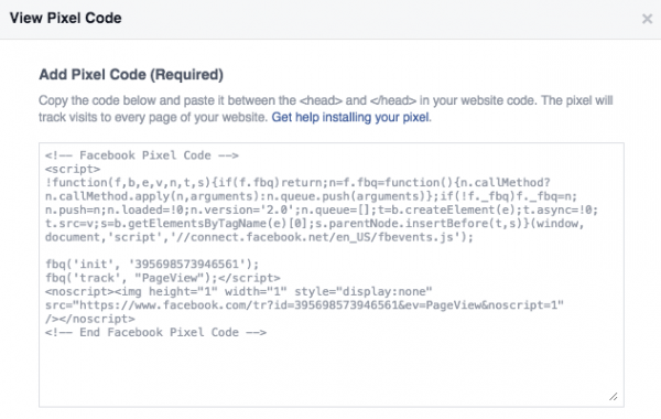 Facebook Pixel