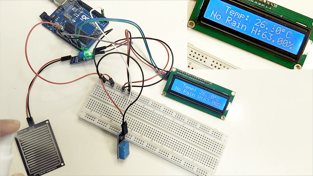 Voltaat Learn - Simple Weather Station with LCD Display