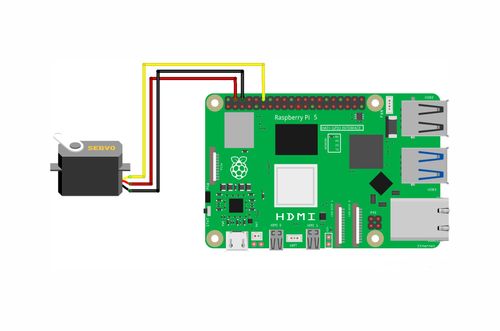 Voltaat Learn - How to controll a servo motor with raspberry pi 5