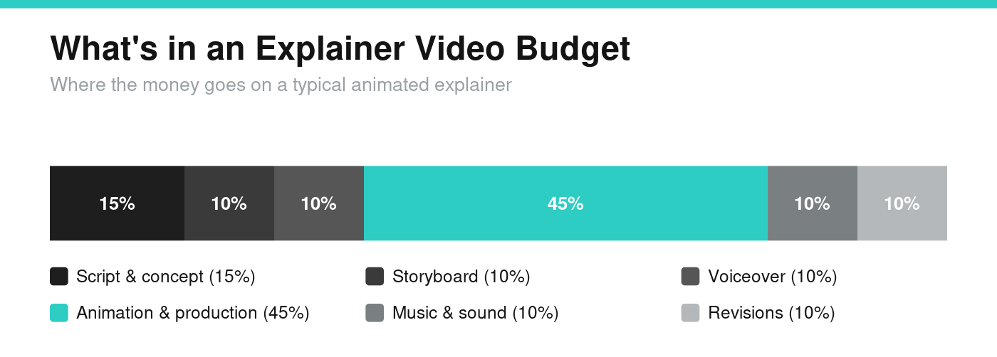 whats in an explainer video budget