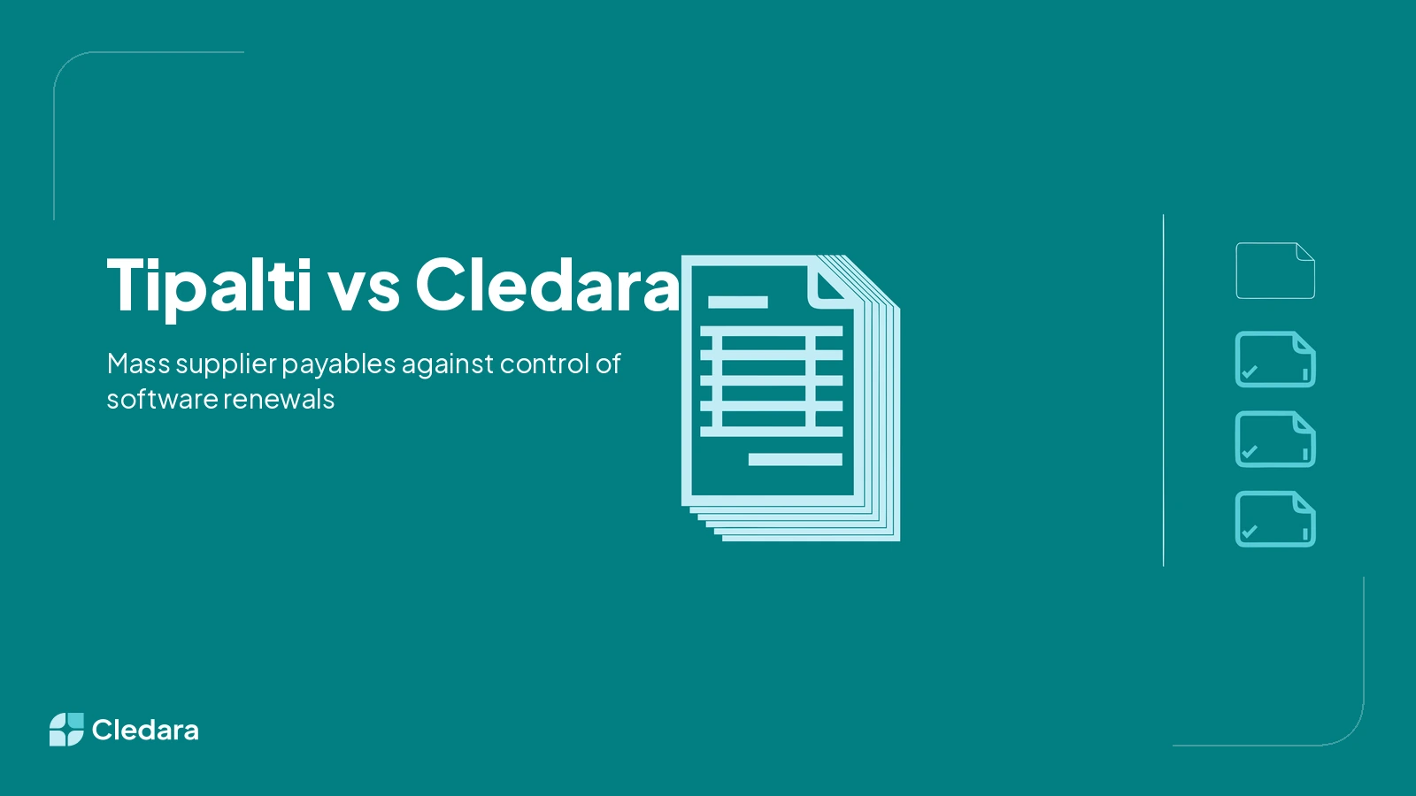 Illustration for Tipalti vs. Cledara: 2026 Comparison for Software Spend Management