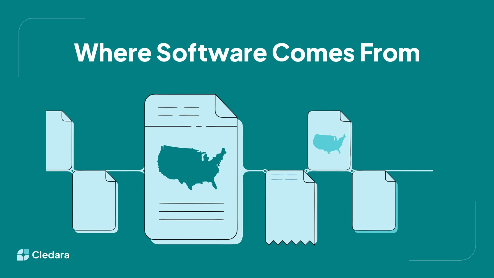Illustration for The SaaS Vendor Country Map: Where the World's Software Actually Comes From