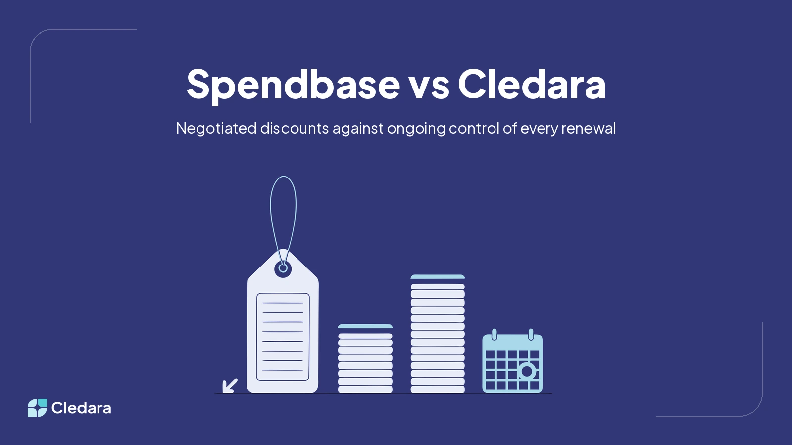 Illustration for Spendbase vs. Cledara: 2026 Comparison for Software Spend Management