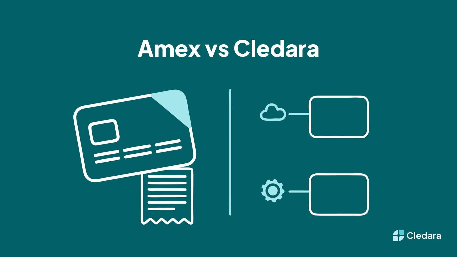 Illustration for Amex vs. Cledara: 2026 Comparison for Software Spend Management