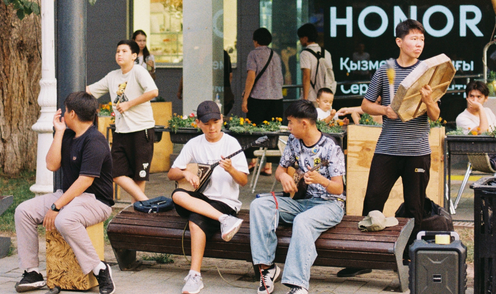 La rue Arbat à Almaty