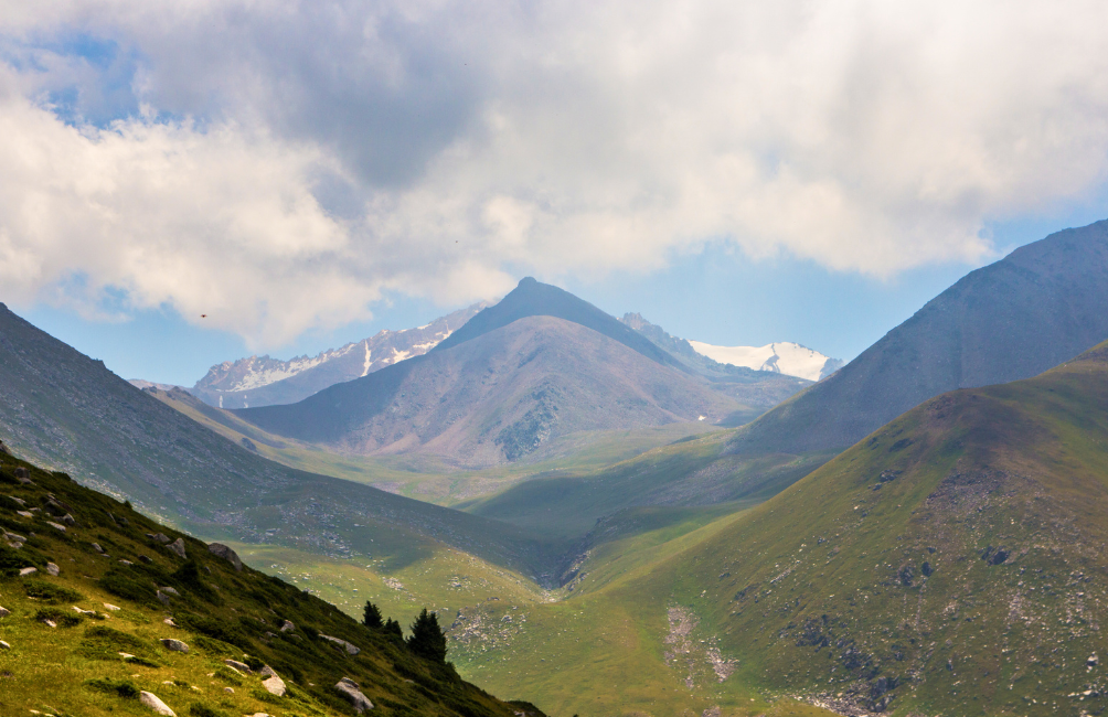 View from peak Kumbel