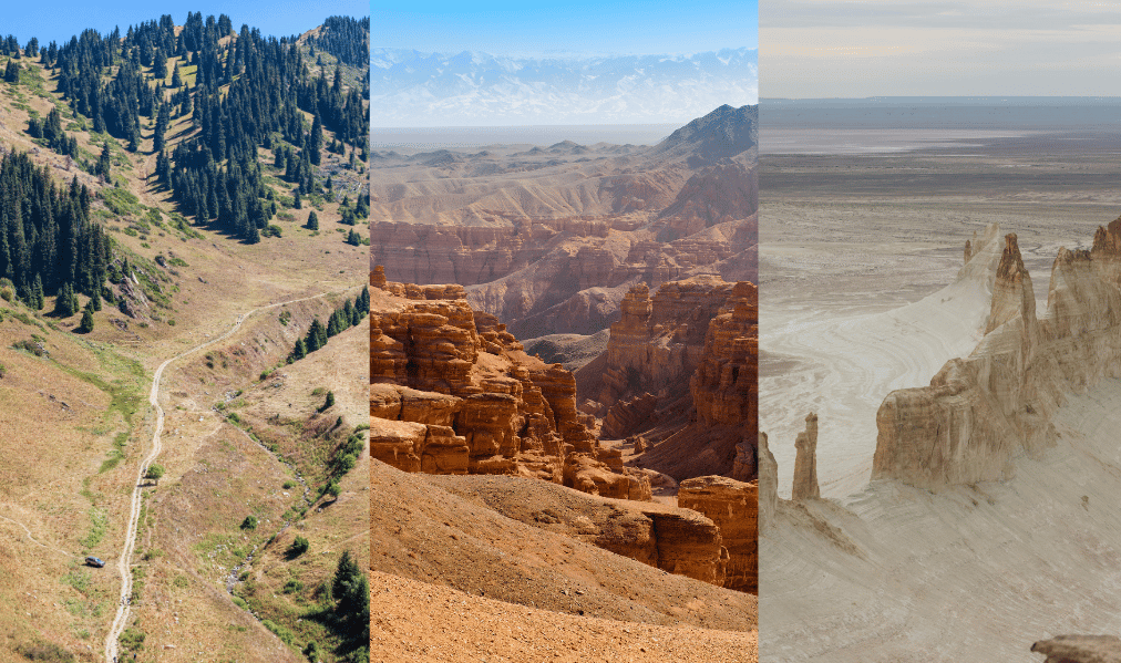 Paysages insolites du Kazakhstan