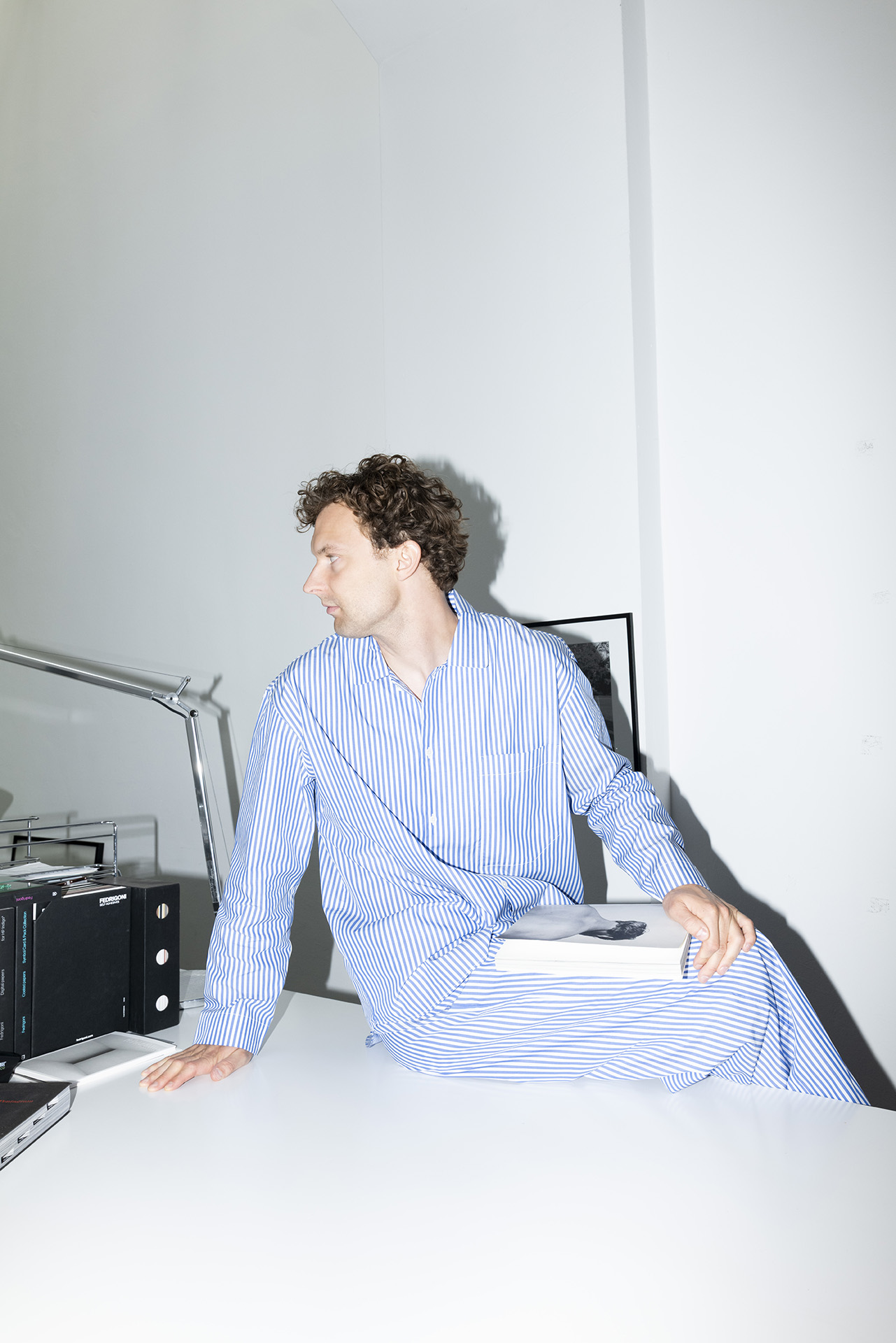 Pyjamaset - Indigo Blue Stripe