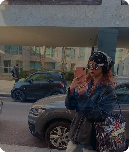 Picture of Greta during her gap experience in Milan with Italianforawhile