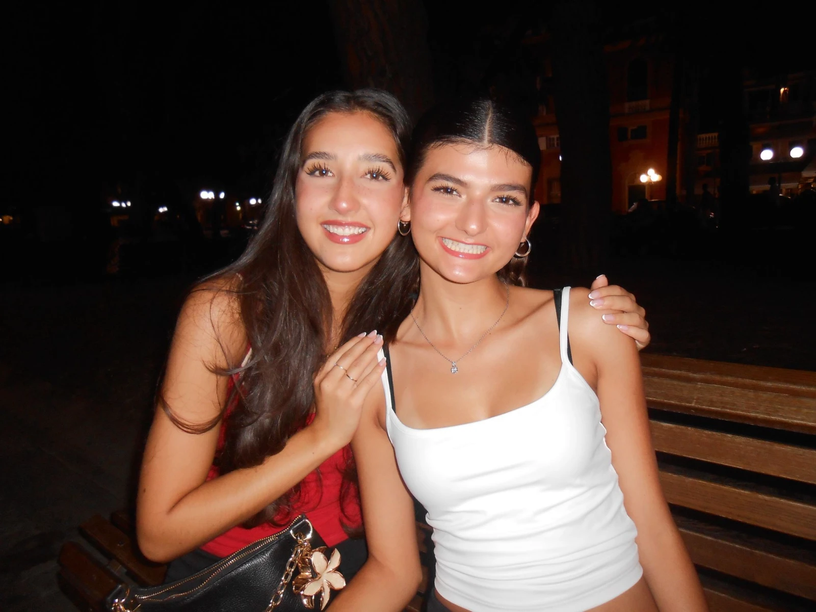 Lilliana with her roommate during her birthday