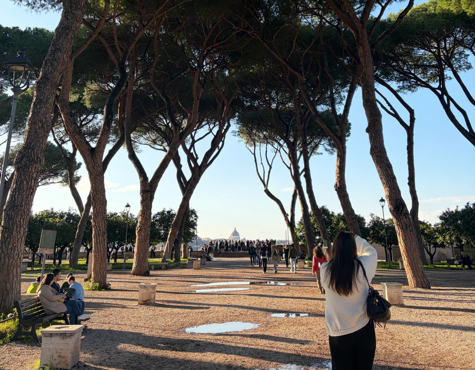 A pic of giardino degli aranci, taken by Gianna during her gap year in Italy