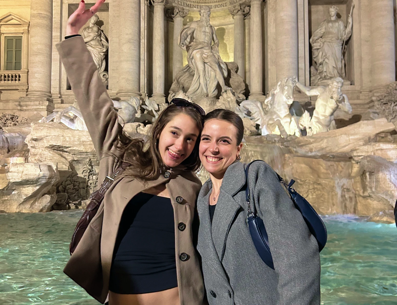 Girls during a study abroad program in Rome