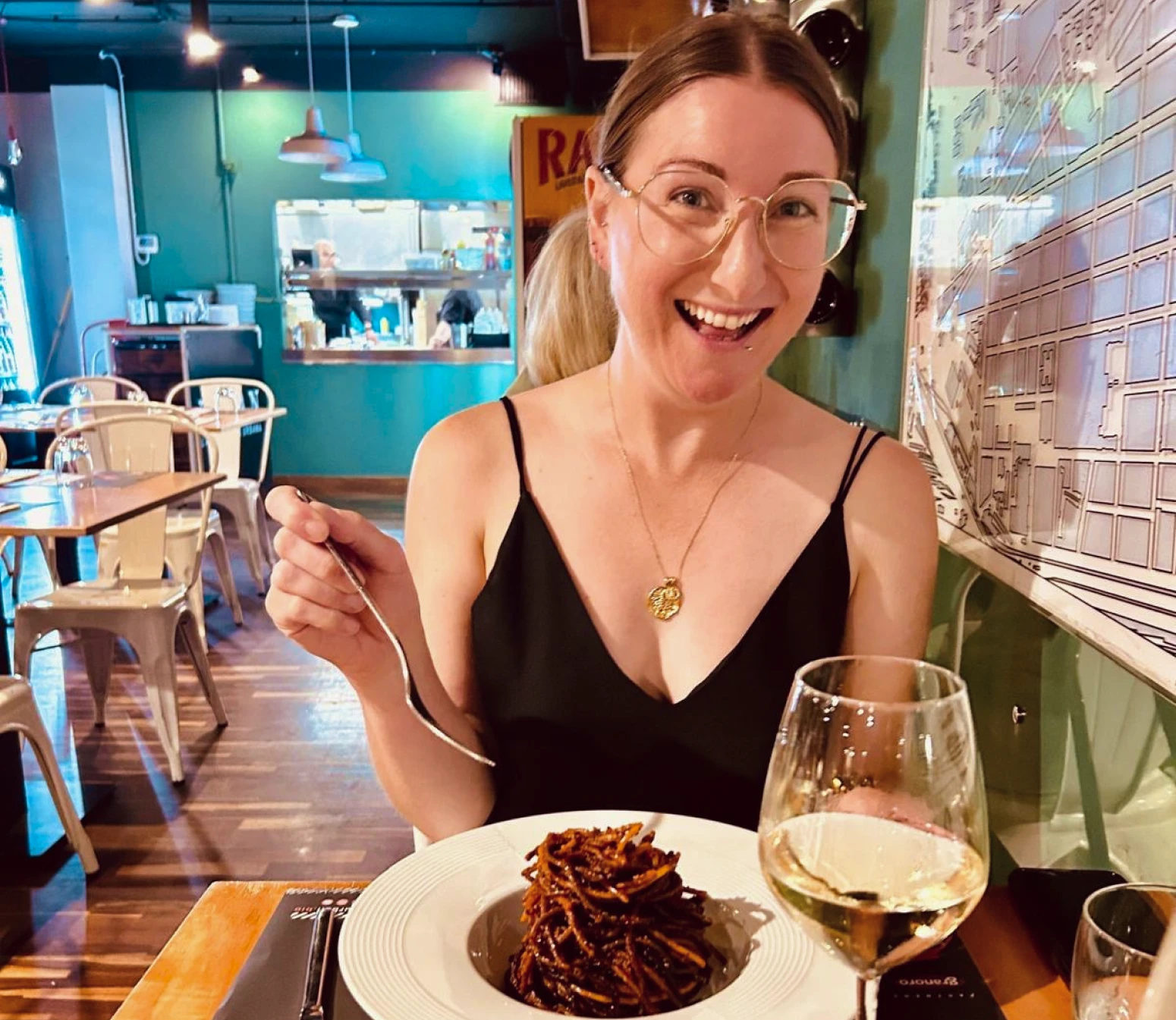 Student enjoying her Italian life in Milan