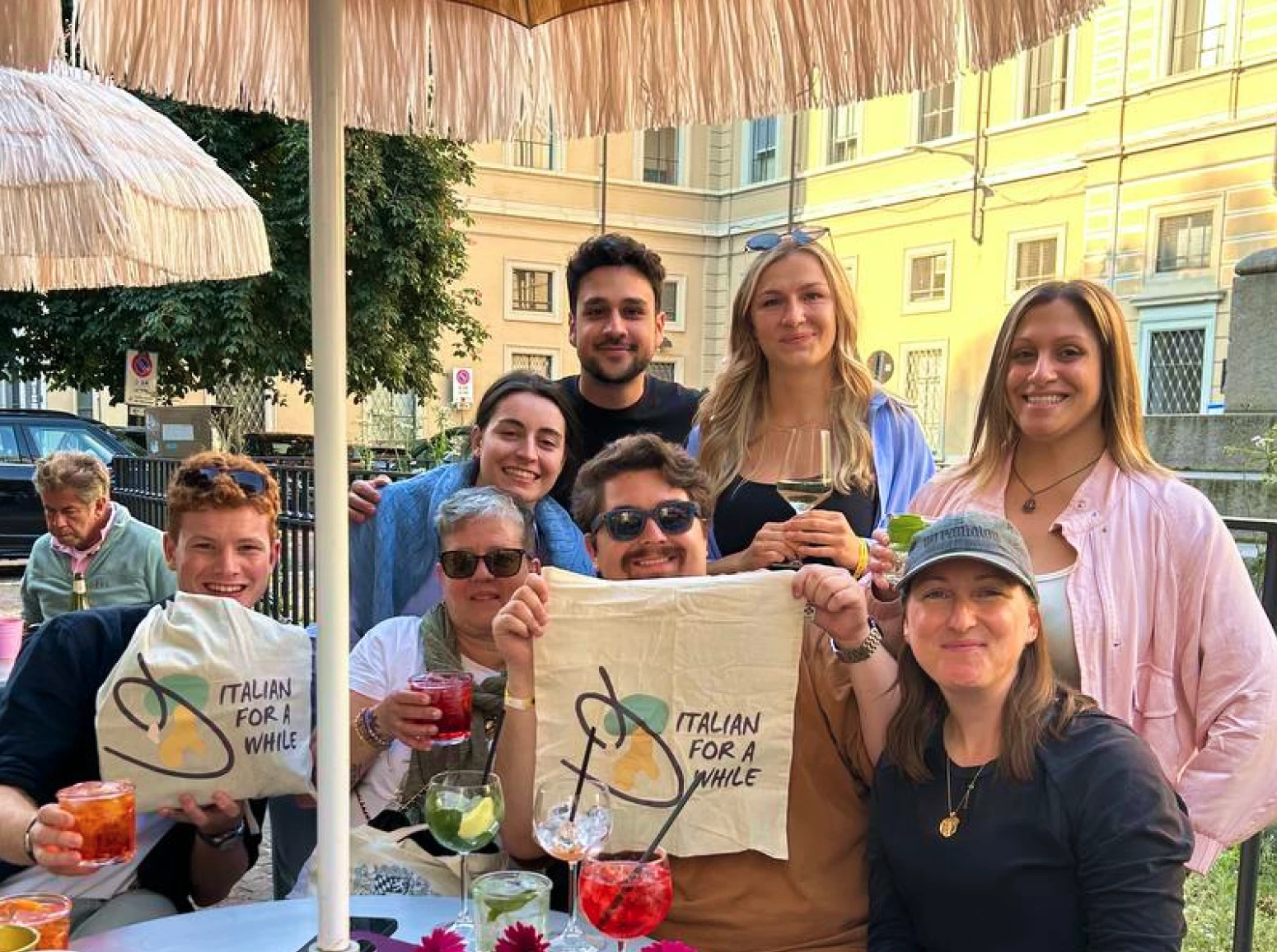 IFA team and students during a gap year activity