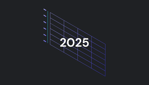 2025 Startup Database Trends graphic.