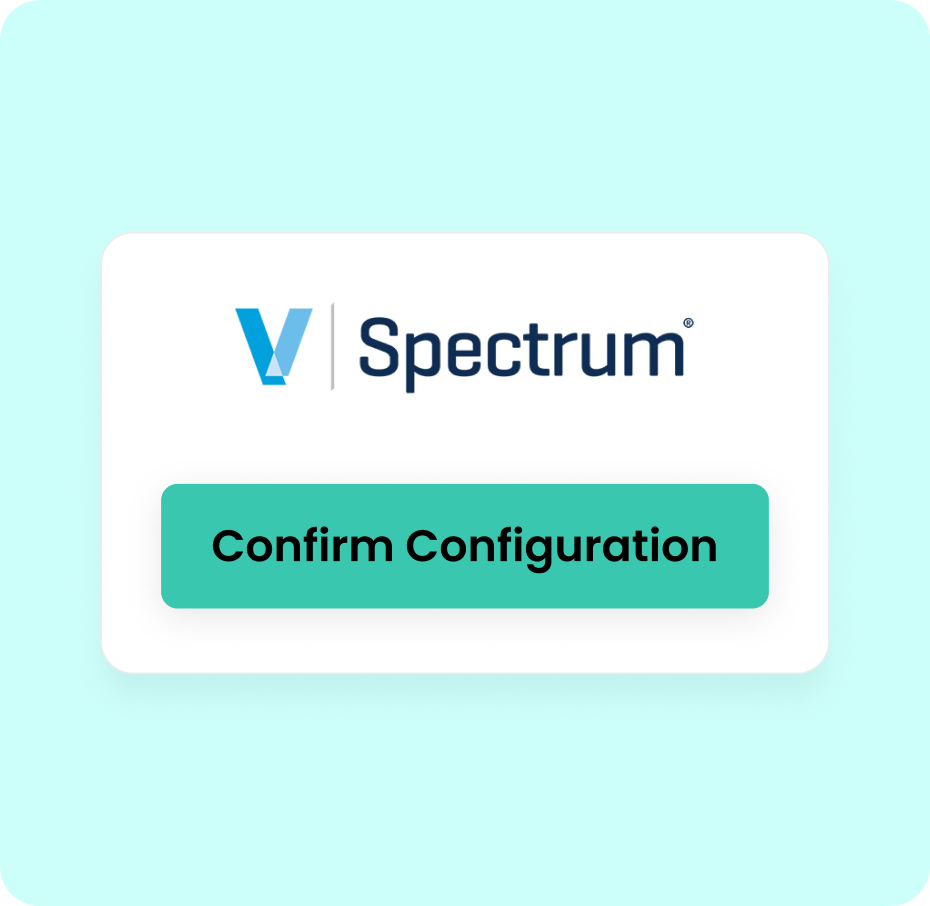 Confirm Spectrum Configuration