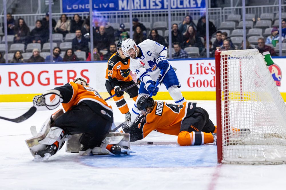 Marlies Fall to Phantoms Ending Win Streak