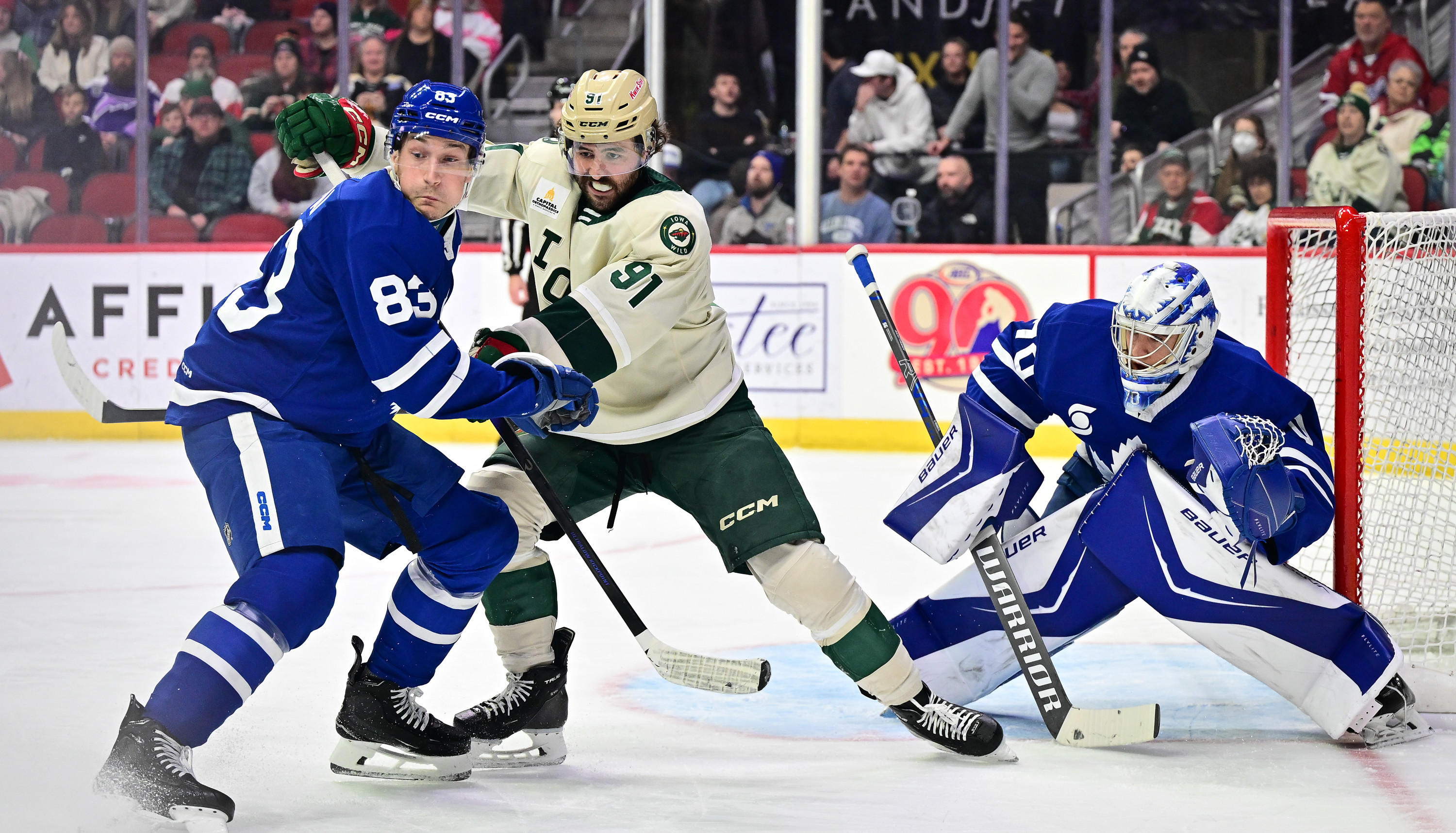 Marlies Defeat Wild In Tight Battle