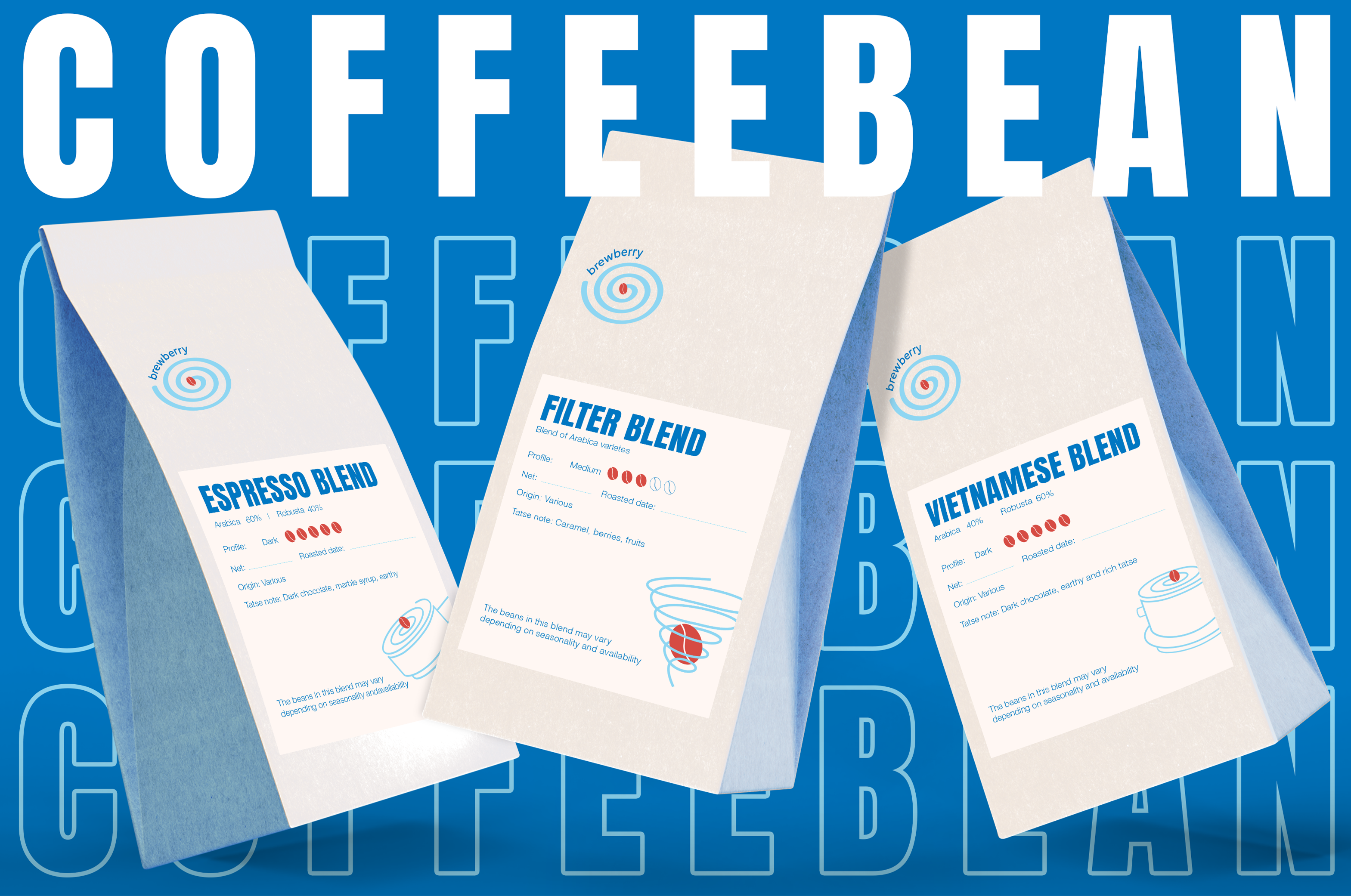 Brewberry coffee bags 