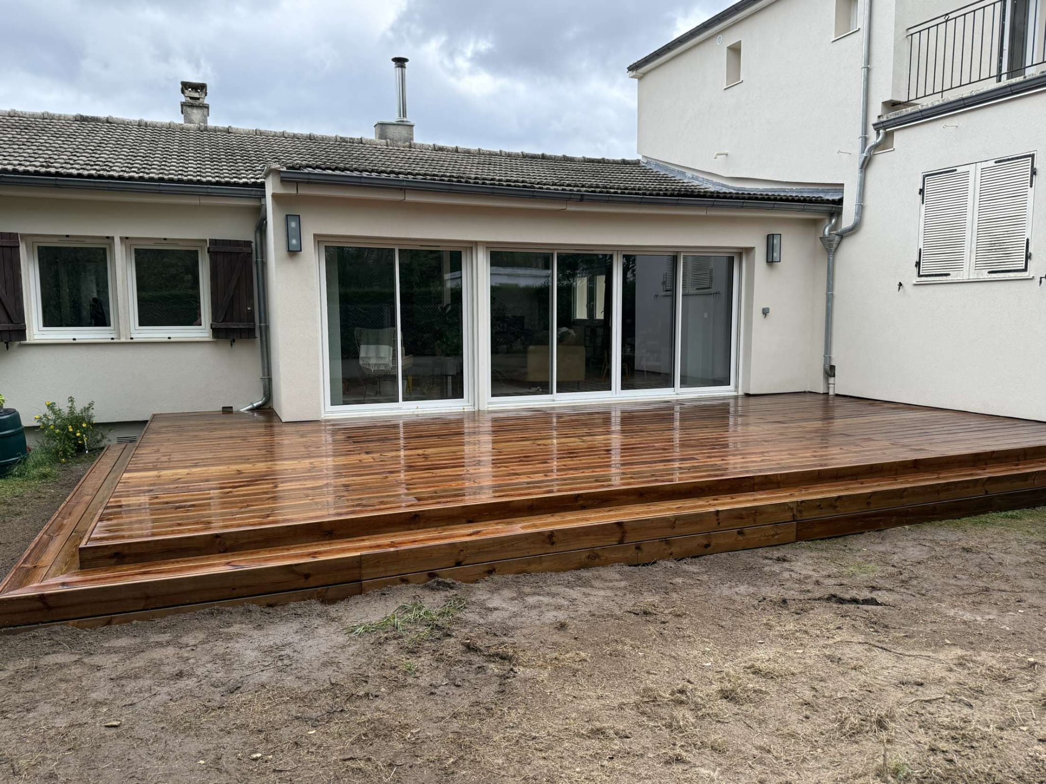 Allée et terrasse à Rambouillet (78)