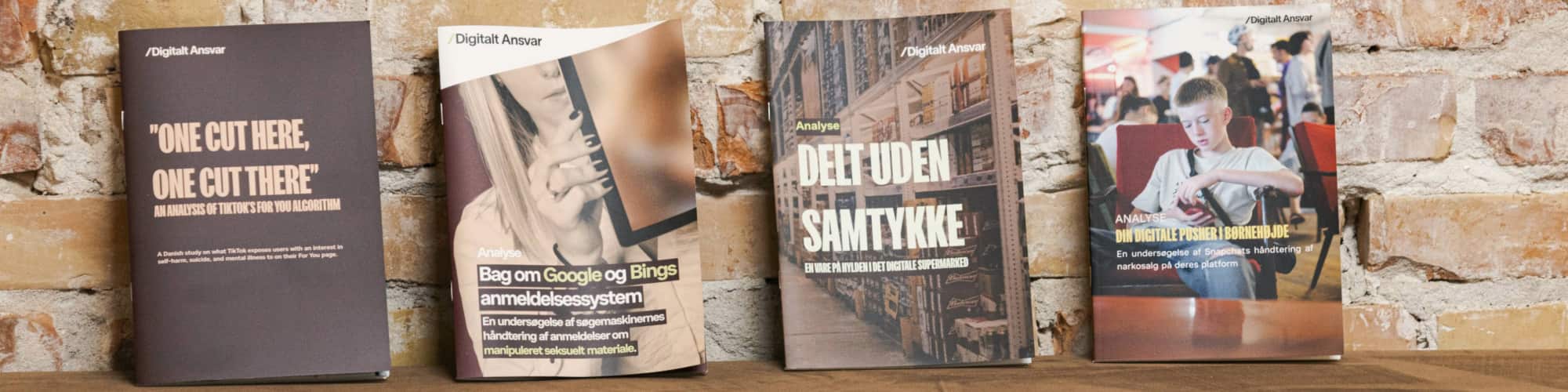 En samling af udgivelser af Digitalt Ansvar