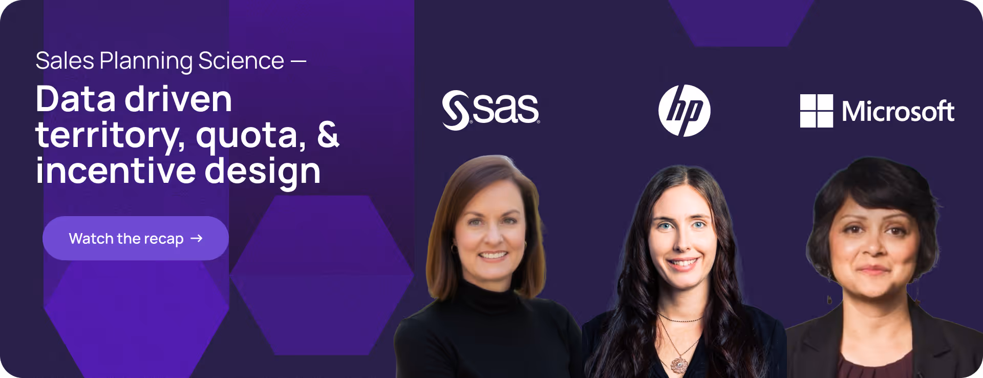 Learn about data-driven territory, quota, and incentive design