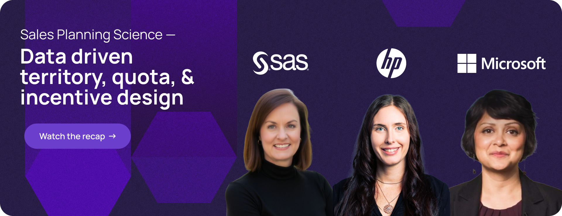 Learn about data-driven territory, quota, and incentive design