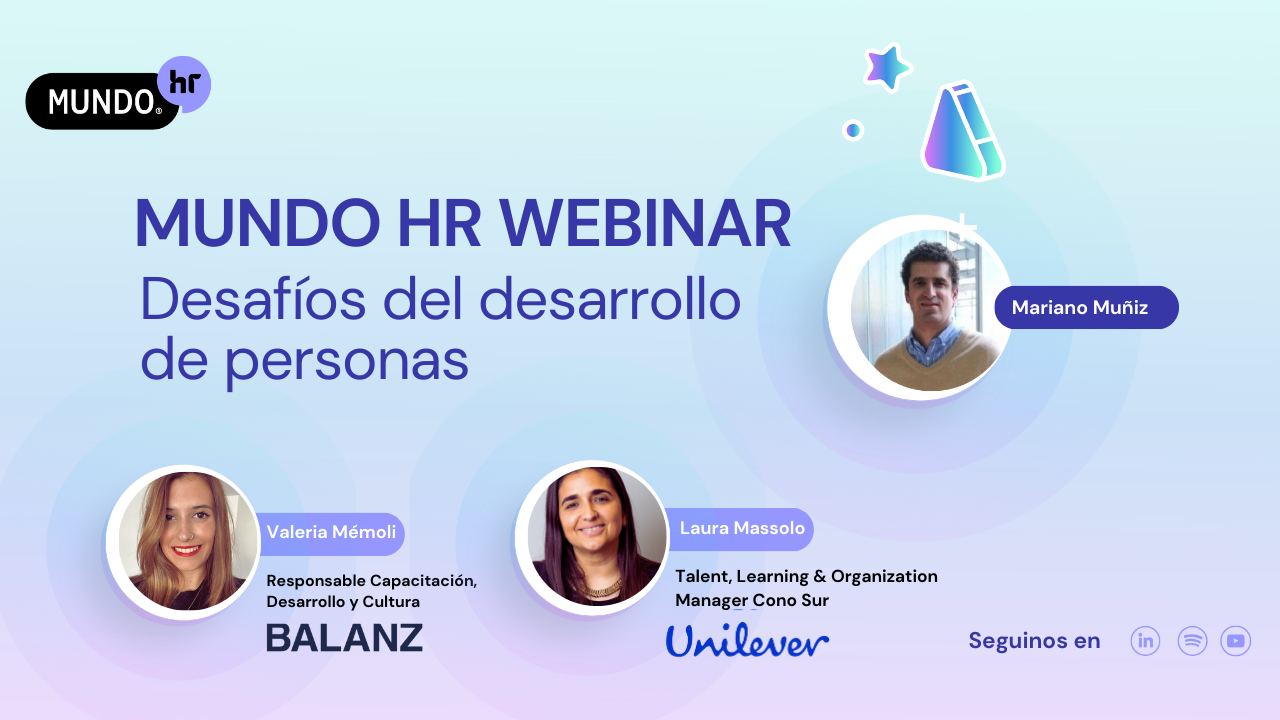 Webinar gratuito: Desafíos de desarrollo de personas y lanzamiento de Mundo HR