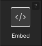 embed element webflow