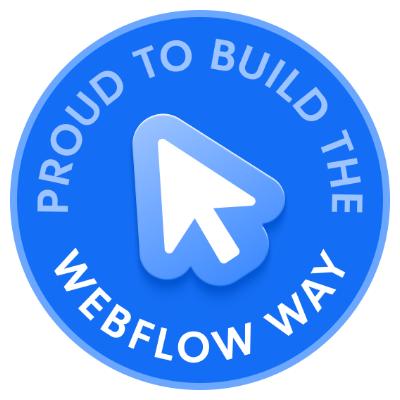 The Webflow Way certification logo