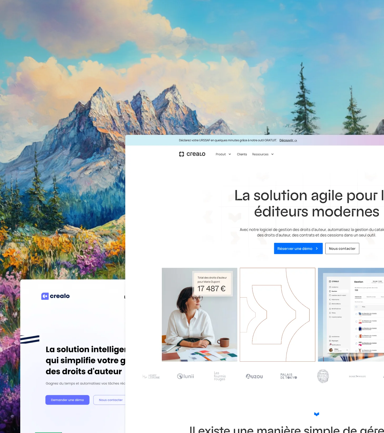 crealo before after - redesign image