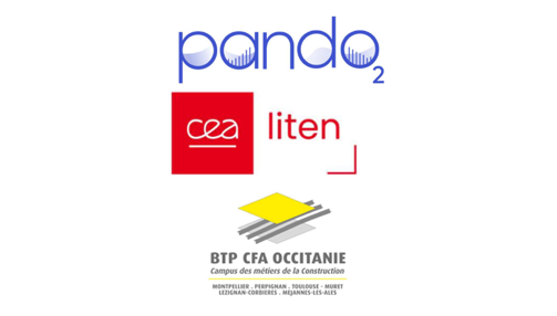 Partenaires du projet DynaDiag : Pando2, CEA, BTP CFA Occitanie, avec le soutien de l'ADEME