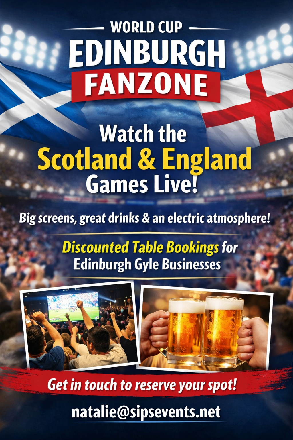 World Cup Edinburgh Fan Zone - Discount for Edinburgh Park Users