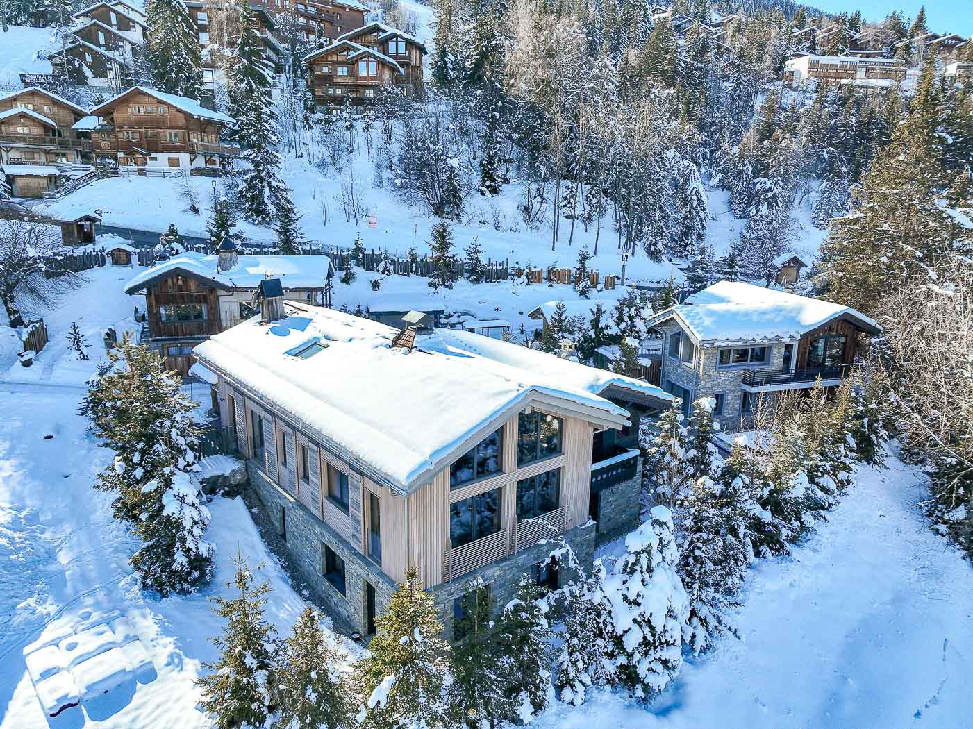 Domaine privé avec services haut de gamme à Courchevel 1550
