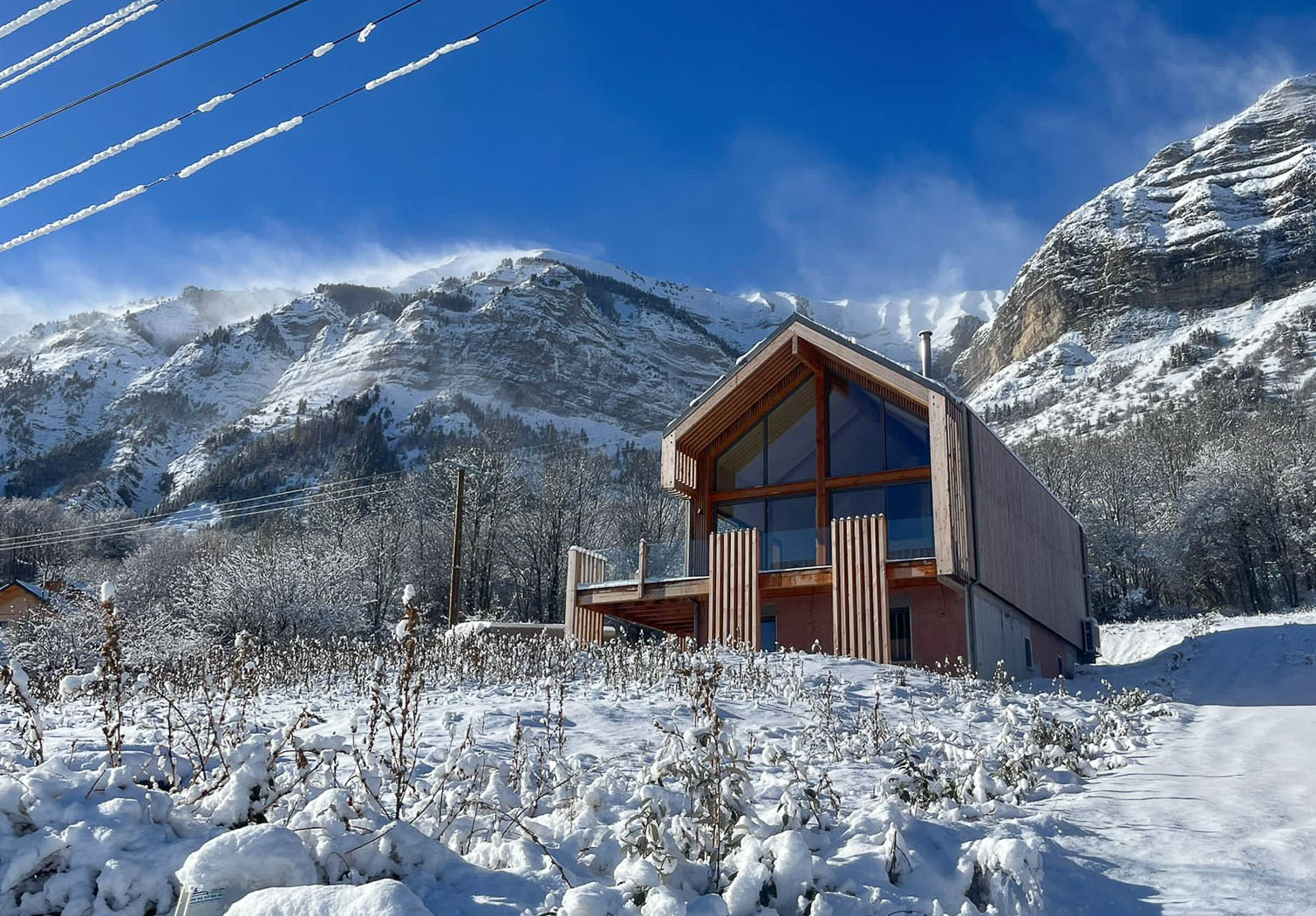 Refuge contemporain du Champsaur dans les Hautes-Alpes
