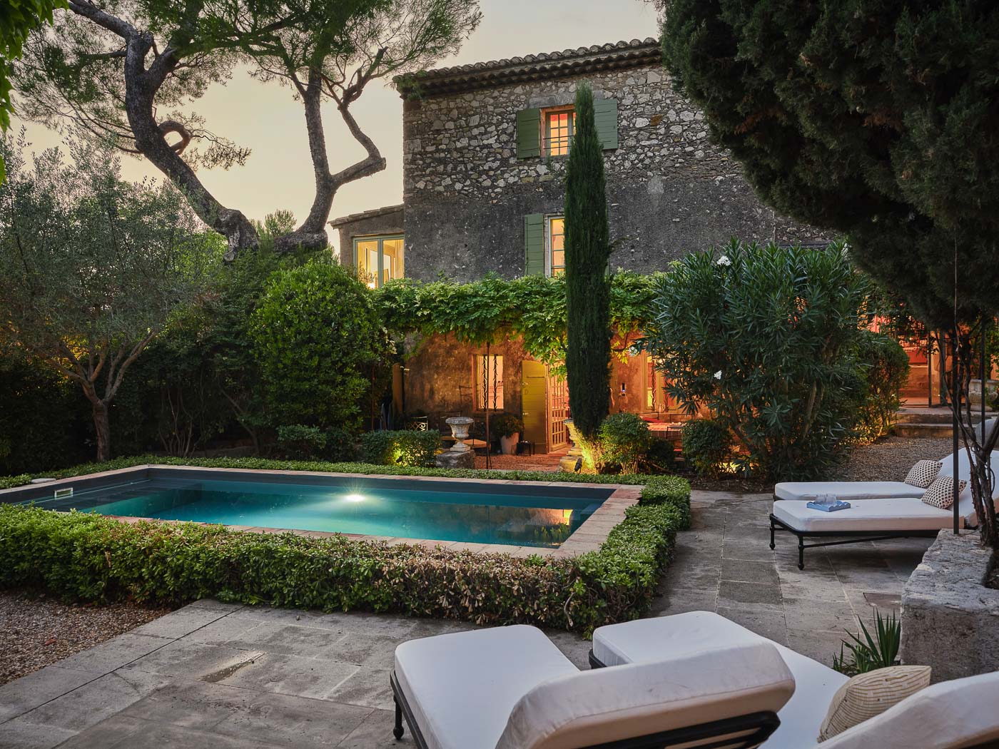 Bastide provençale avec piscine au coeur d'Eygalières