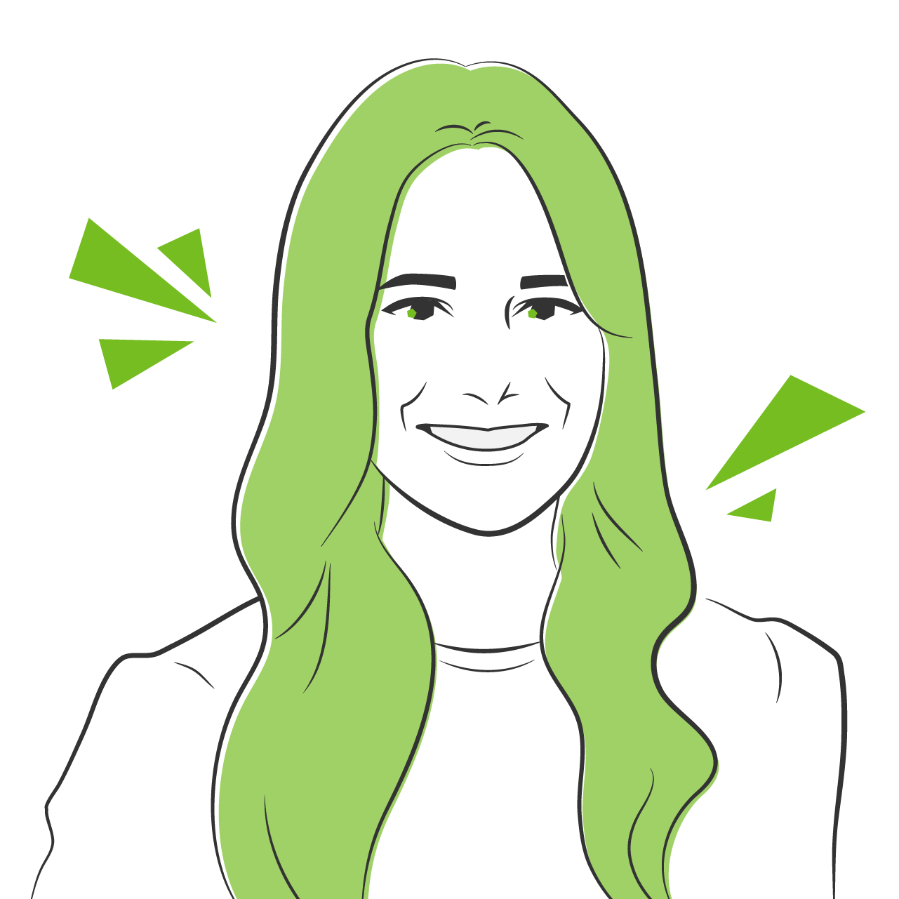 Digital illustration of Maddy.