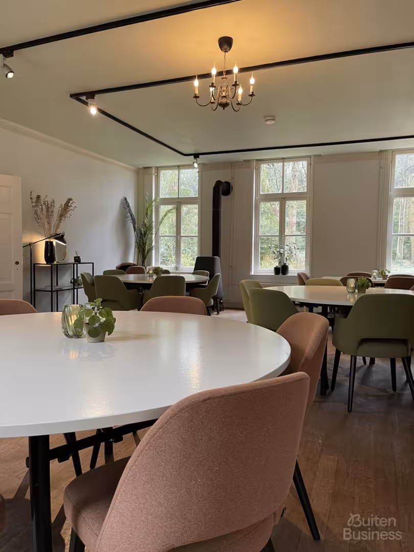 Vergaderen bij Brasserie Schovenhorst in Gelderland via BuitenBusiness
