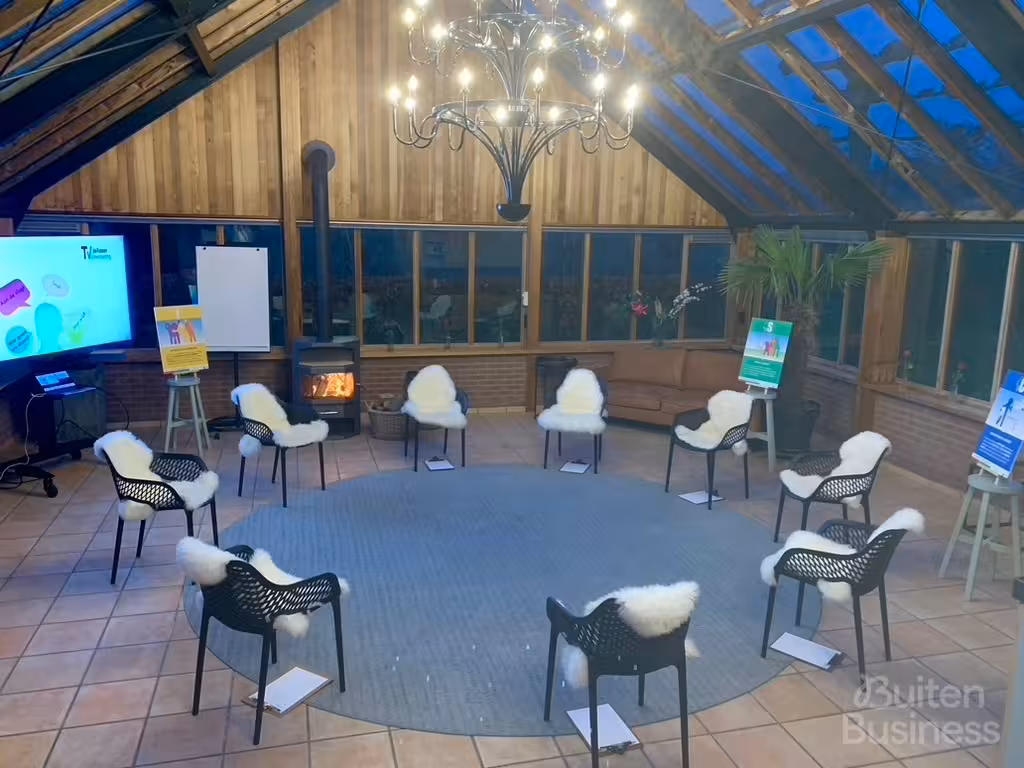 Vergaderen bij Groenesteinhoeve in Utrecht via BuitenBusiness