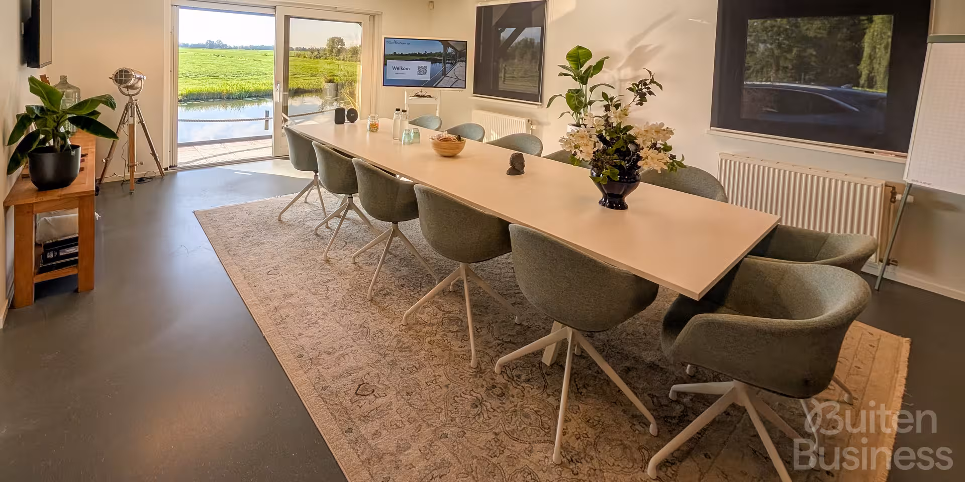 Vergaderen bij Panorama Plek in Utrecht via BuitenBusiness