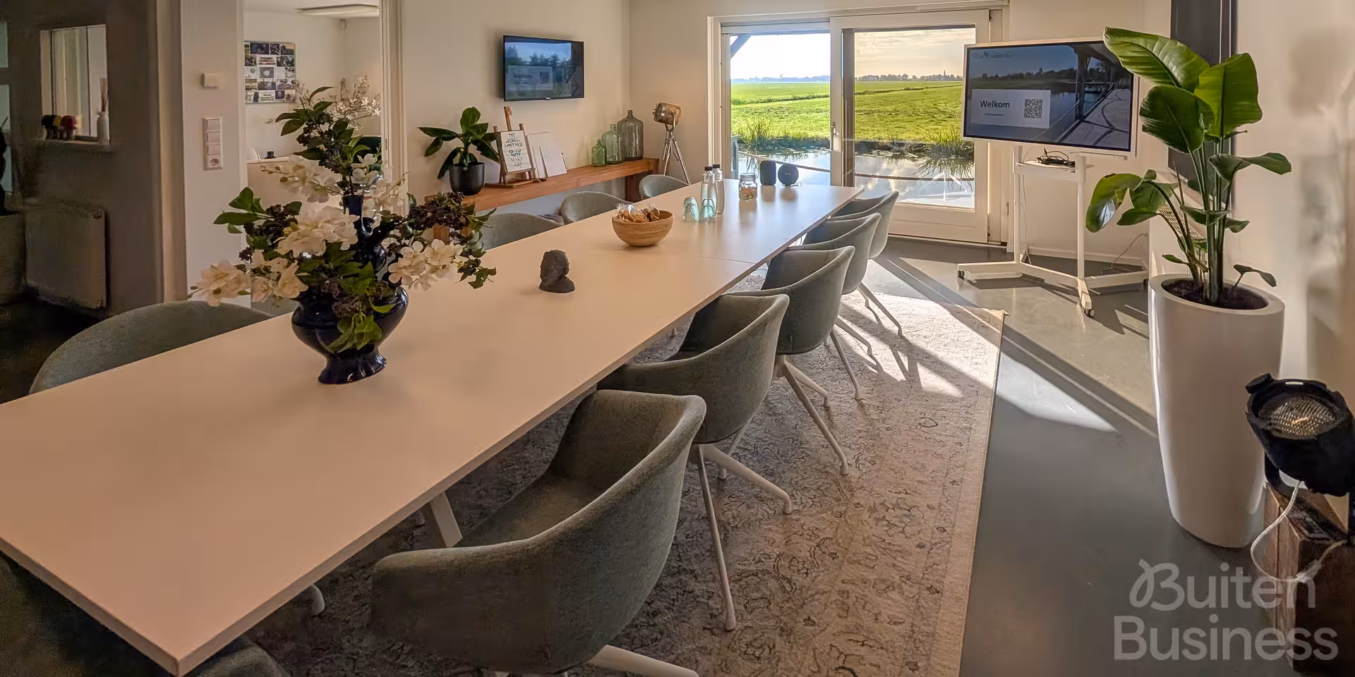 Vergaderen bij Panorama Plek in Polsbroek, Utrecht via BuitenBusiness