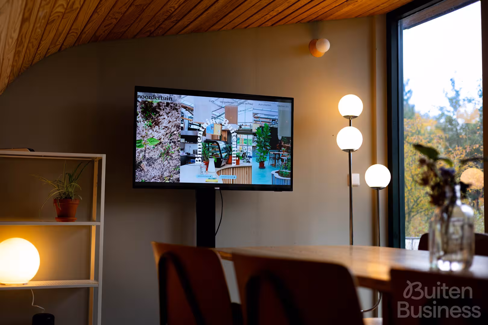 Vergaderen bij Noordertuin in Utrecht via BuitenBusiness