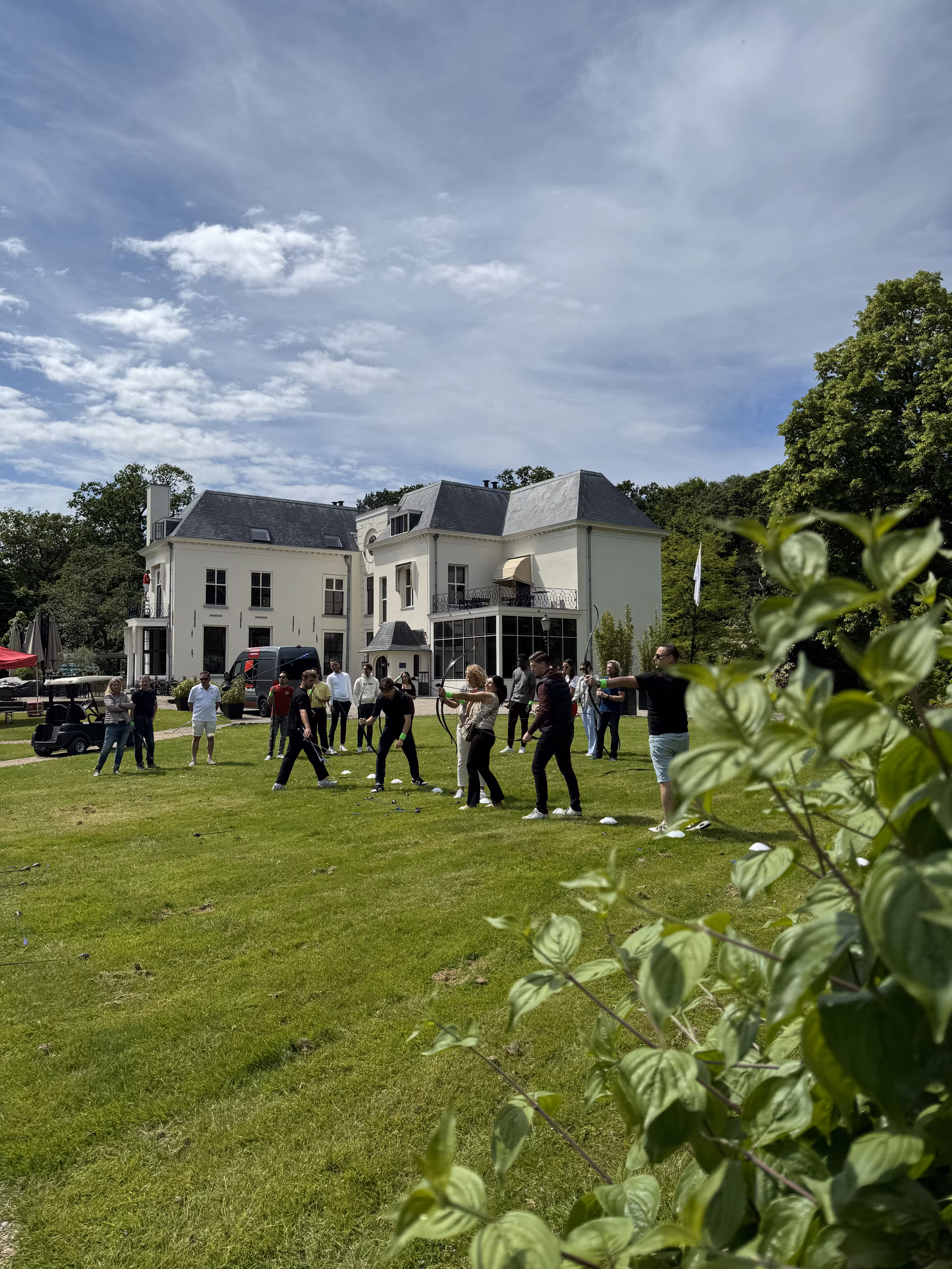 Archery Tag workshop bij Landgoed Te Werve in Rijswijk
